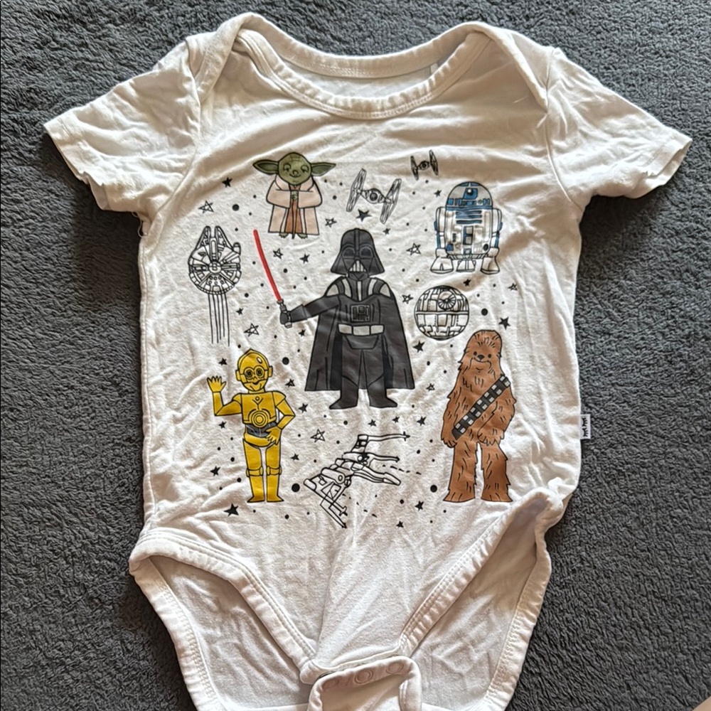 Little Sleepies Star Wars Baby Onesie